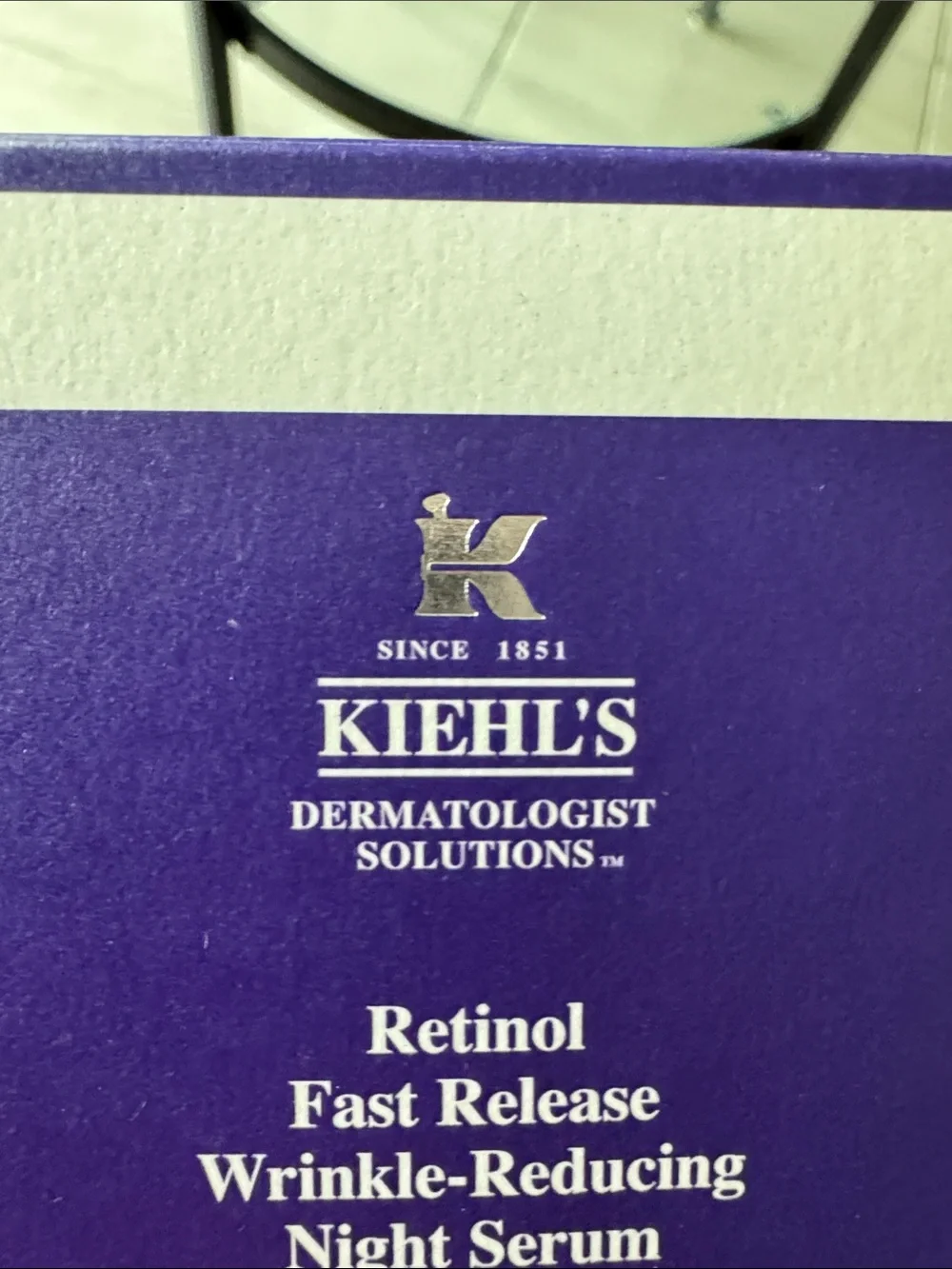 Kiehl's Retinol Fast Release Wrinkle Reducing Night Serum - NWT